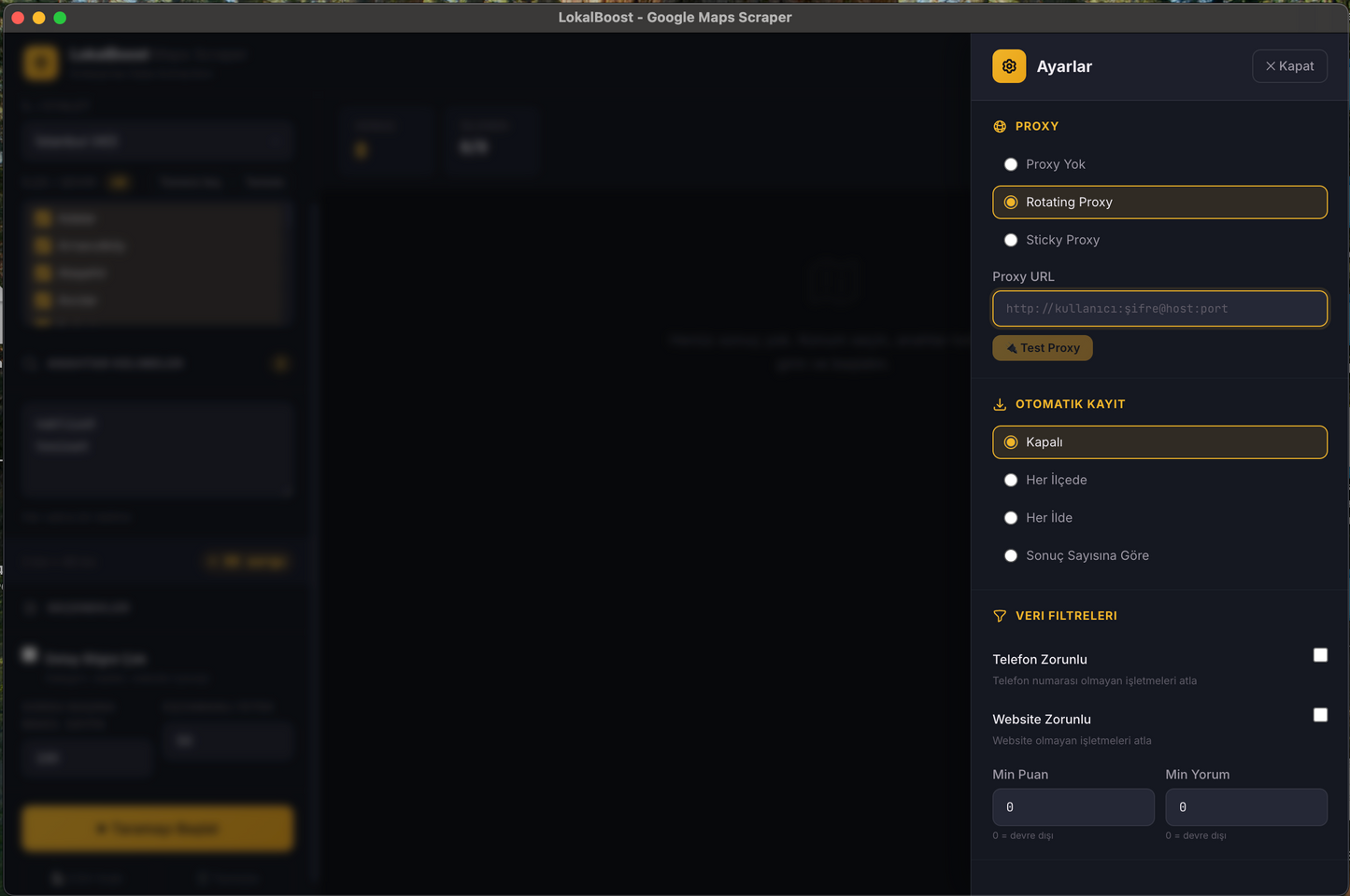 LokalBoost Maps Scraper