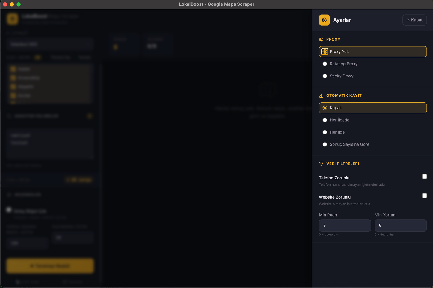 LokalBoost Maps Scraper